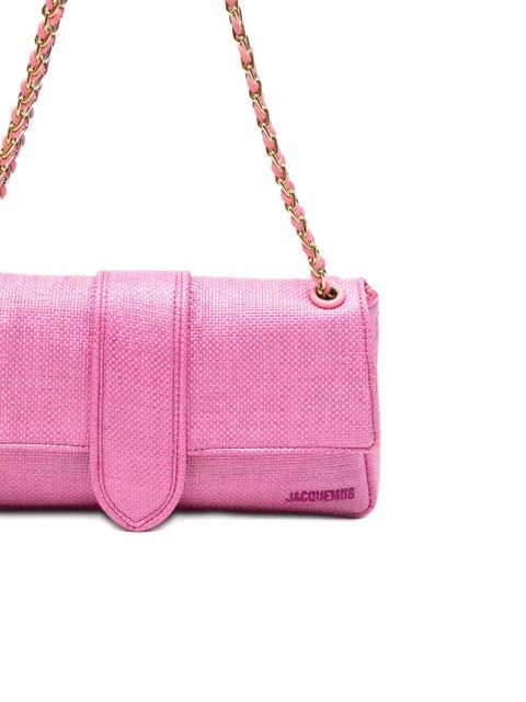 Jacquemus The Bambino chain shoulder bag - Pink
