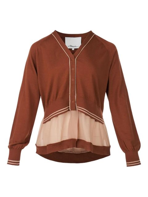3.1 Phillip Lim layered cardigan - Orange - zdjęcie produktu nr 1