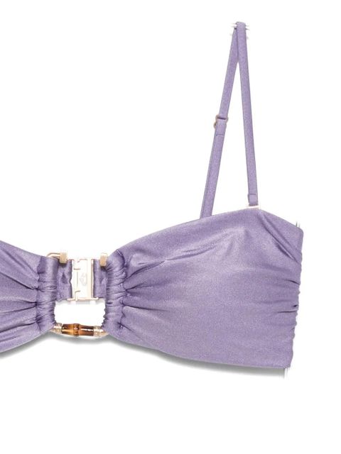 ZIMMERMANN Indra bamboo-trim bikini - Purple