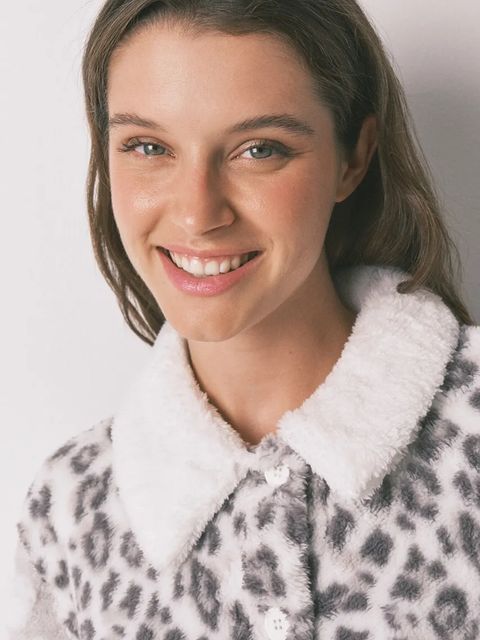 women'secret kurtka koszulowa damskie kolor beżowy przejściowa 4412200 - zdjęcie produktu nr 2