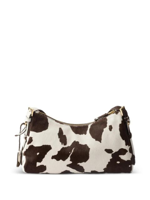 Prada medium Aimèe printed shoulder bag - White