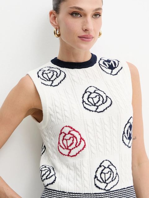 Marella kamizelka z wełną damskie kolor beżowy 2523356054200