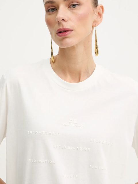 Elisabetta Franchi t-shirt bawełniany