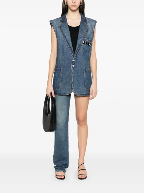 Coperni sleeveless denim jacket - Blue