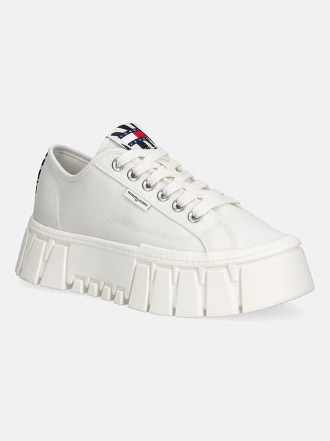 Tommy Jeans TJ PLATFORM SNEAKER ZEBRA sneakersy damskie - zdjęcie produktu nr 1