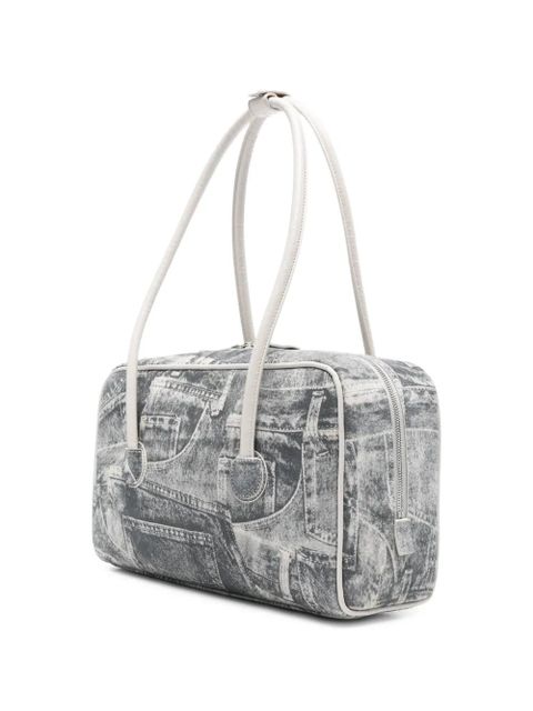 Marge Sherwood graphic-print shoulder bag - Grey