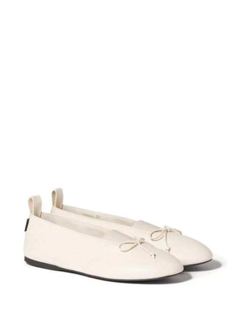 Miu Miu bow-detail ballet flats - Neutrals
