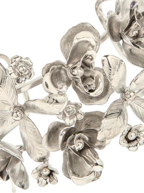 Jennifer Behr floral orinda hair pin - Silver - zdjęcie produktu nr 2