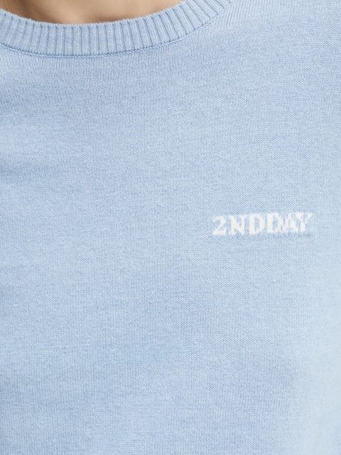 2NDDAY sweter z domieszką wełny Lance