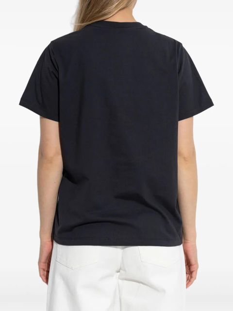 GANNI cotton T-shirt - Black