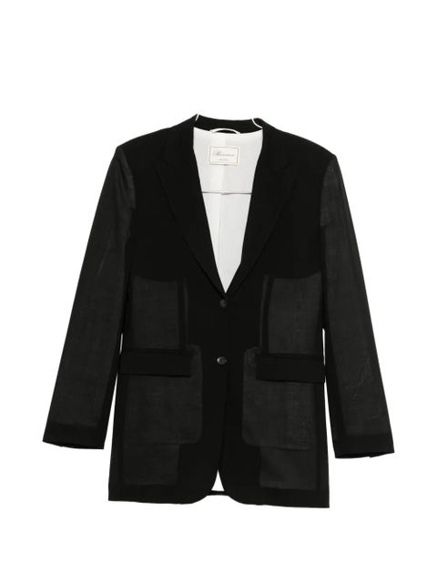 Blumarine patch-pocket blazer - Black - zdjęcie produktu nr 1