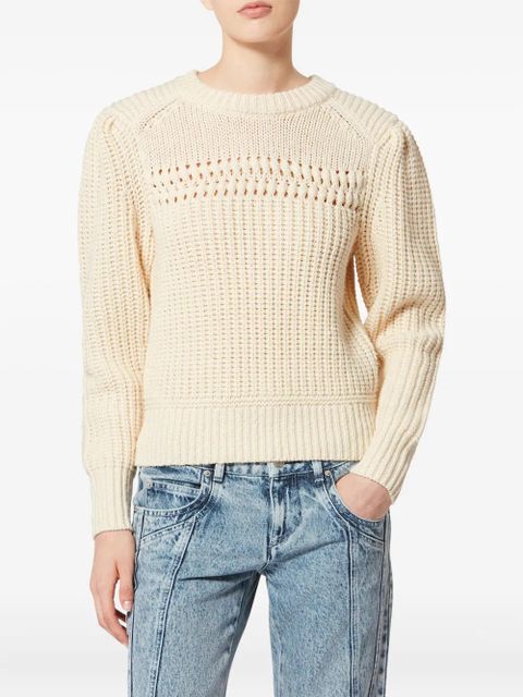 MARANT ÉTOILE Winnie openwork sweater - Neutrals - zdjęcie produktu nr 2