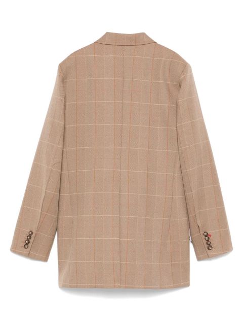 Victoria Beckham checked blazer - Neutrals - zdjęcie produktu nr 2
