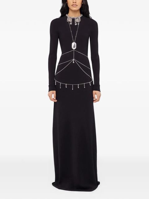 Rabanne backless maxi dress - Black - zdjęcie produktu nr 1