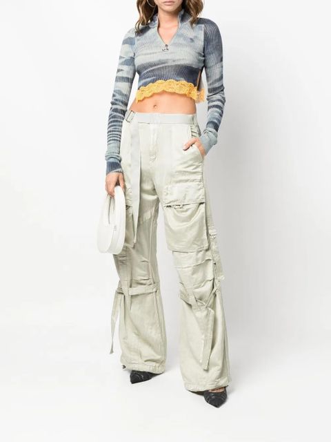 Diesel M-Artha camouflage-print top - Blue - zdjęcie produktu nr 2