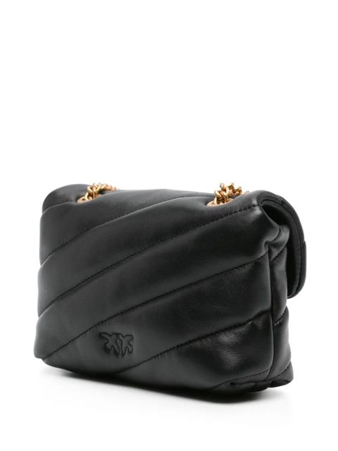 PINKO Love Baby Puff leather crossbody bag - Black