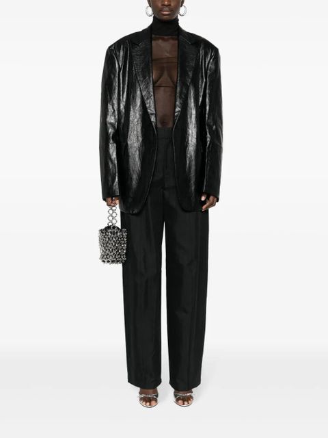 Alexander Wang striped tapered trousers - Black