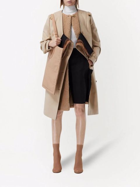 Burberry double-breasted trench coat - Neutrals