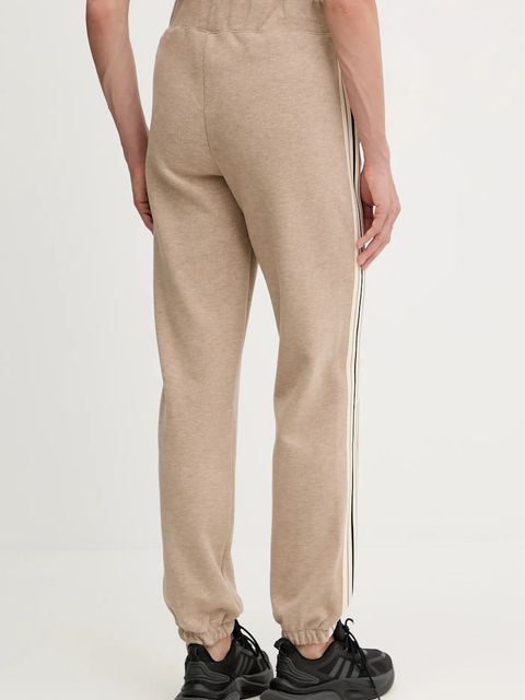 Guess spodnie dresowe z domieszką wełny MURIEL damskie kolor beżowy z aplikacją V5BB17 KCX52