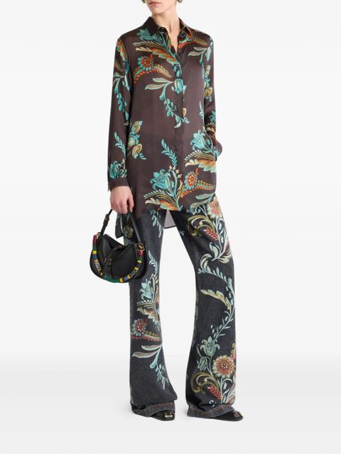 ETRO floral-print shirt - Brown - zdjęcie produktu nr 2