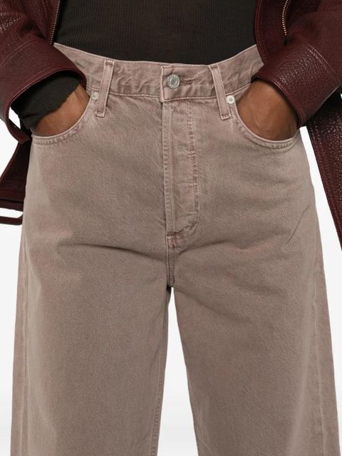 AGOLDE five-pocket trousers - Brown