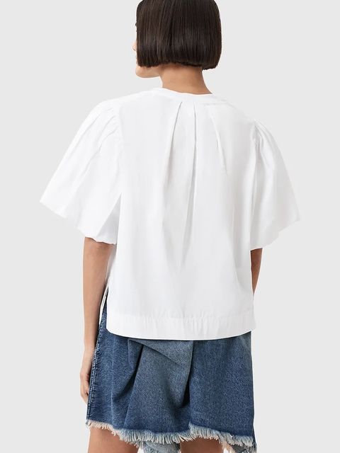 AllSaints t-shirt bawełniany JESS damskie kolor biały W031JD - zdjęcie produktu nr 2