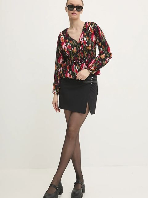 Desigual bluzka KANAZAWA damska kolor multicolor wzorzysta 24WWBW09 - zdjęcie produktu nr 2