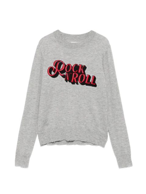 Zadig&Voltaire crew-neck long-sleeve sweater - Grey - zdjęcie produktu nr 1