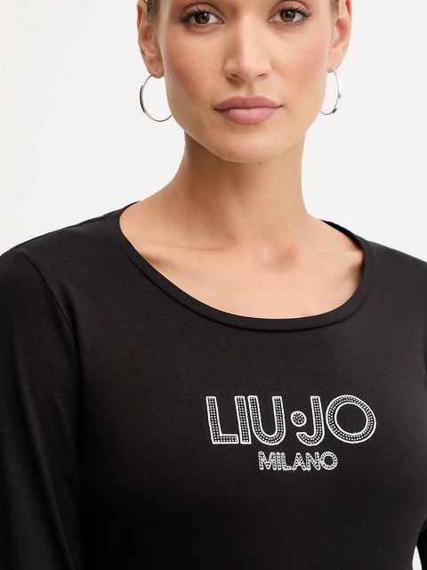 Liu Jo longsleeve kolor czarny TF5169.JS003