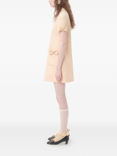 Valentino Garavani Crepe Couture mini dress - Neutrals