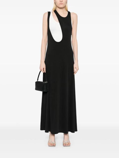 Christopher Esber Swept Gemini tank dress - Black