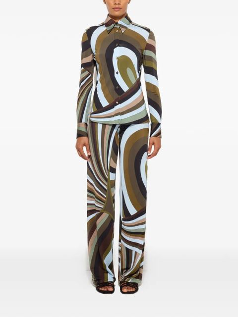 PUCCI Iride-print trousers - Brown - zdjęcie produktu nr 2