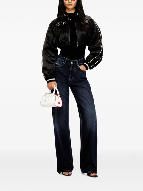 Diesel G-OSPEL-CP appliqué zipped jacket - Black - zdjęcie produktu nr 2