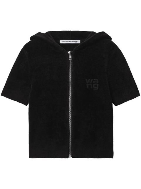 Alexander Wang logo-embossed hoodie - Black - zdjęcie produktu nr 1