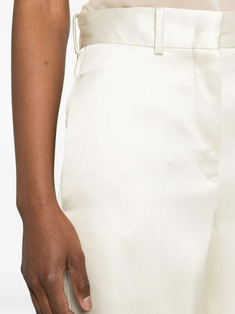 Jil Sander high-rise twill palazzo trousers - Neutrals