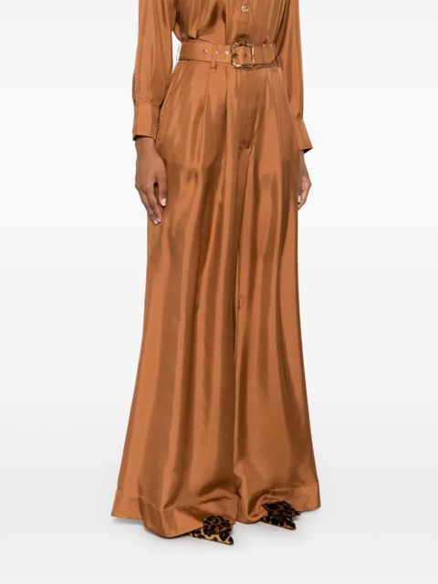 ZIMMERMANN Illustration Double Tuck trousers - Brown