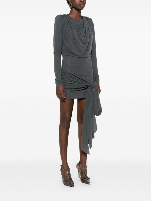 ROTATE BIRGER CHRISTENSEN Waterfall mini dress - Grey