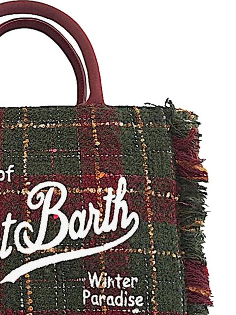 MC2 Saint Barth fringed-detail tote bag - Green