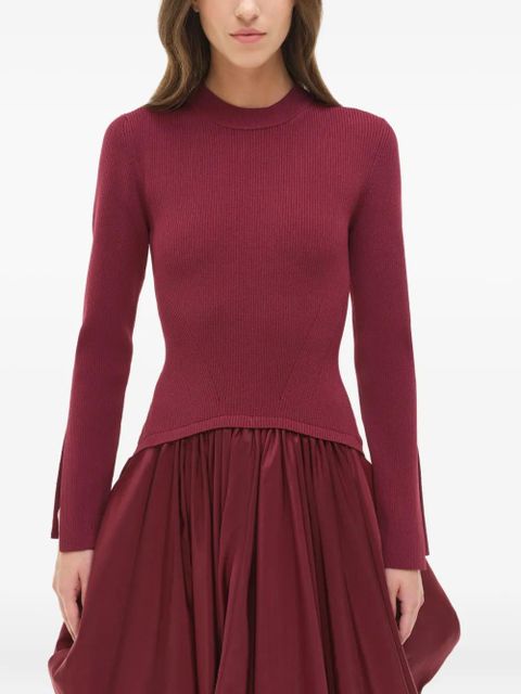 Simkhai Kenlie balloon dress - Red