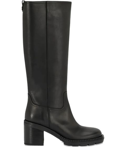 Casadei 80mm block-heel boots - Black - zdjęcie produktu nr 1