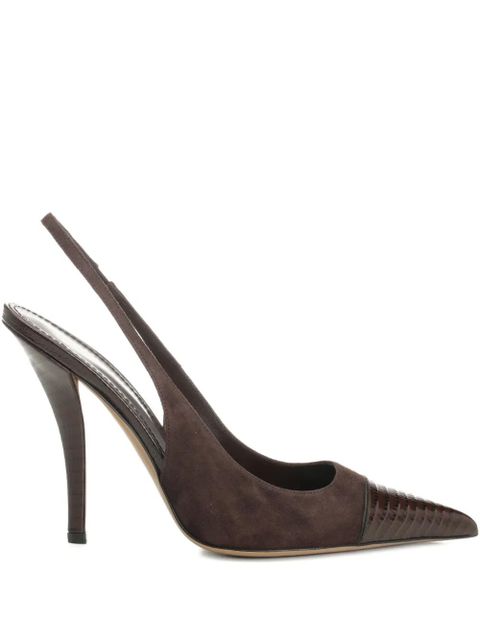 Paris Texas 105mm Lidia slingback pumps - Black - zdjęcie produktu nr 1