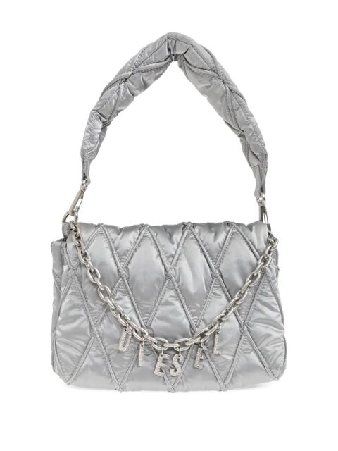 Diesel Charm-D shoulder bag - Silver