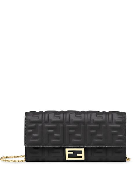 FENDI Baguette continental wallet-on-chain - Black - zdjęcie produktu nr 1