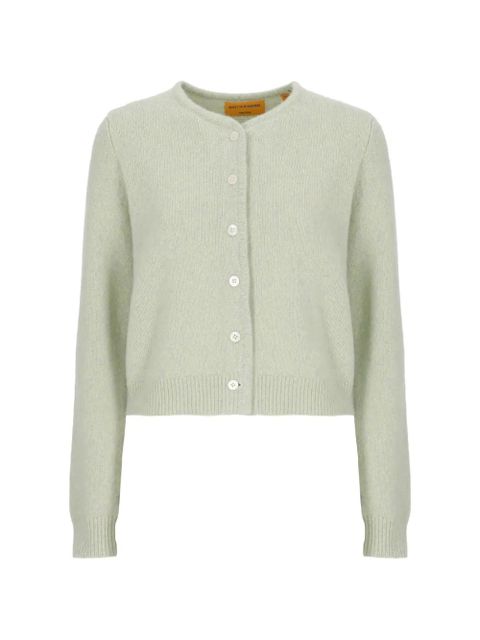 Guest In Residence button knitwear cardigan - Green - zdjęcie produktu nr 1