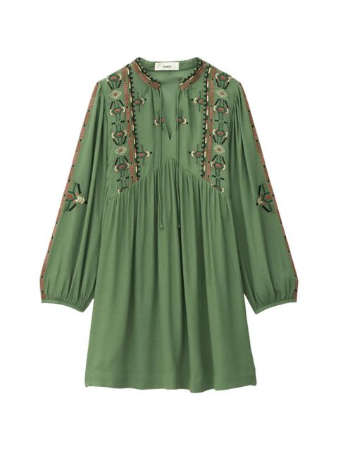 Ba&Sh Telma embroidered V-neck dress - Green - zdjęcie produktu nr 1