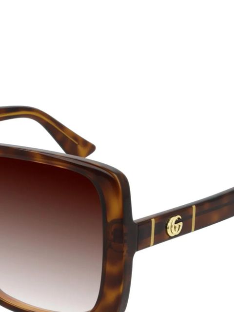 Gucci Eyewear square-frame sunglasses - Brown