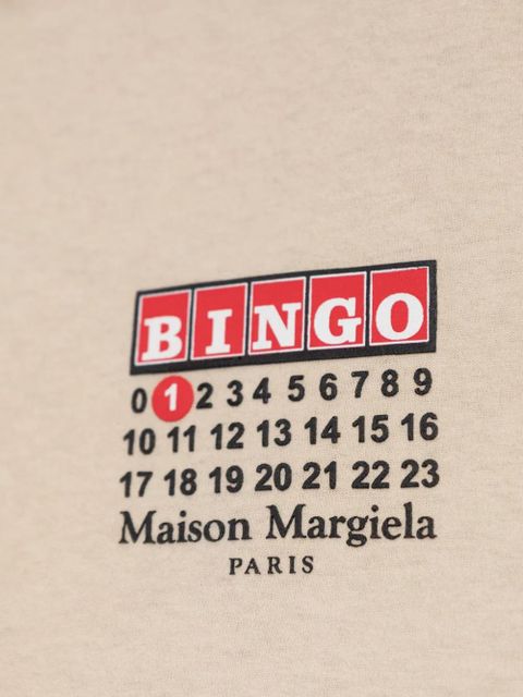 Maison Margiela logo-print T-shirt - Neutrals