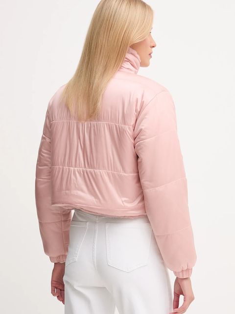 Save The Duck kurtka dwustronna YUKI kolor różowy zimowa D32492W.FURY21