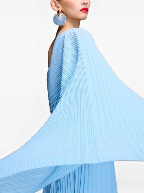 Solace London Maci one-shoulder maxi dress - Blue