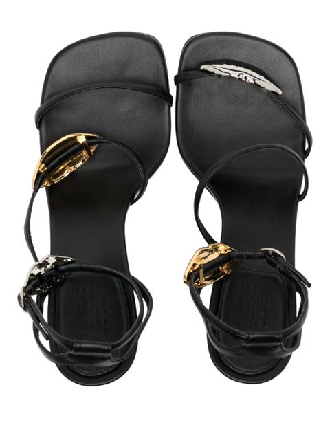 A.W.A.K.E. Mode 90mm Beta Kiss sandals - Black